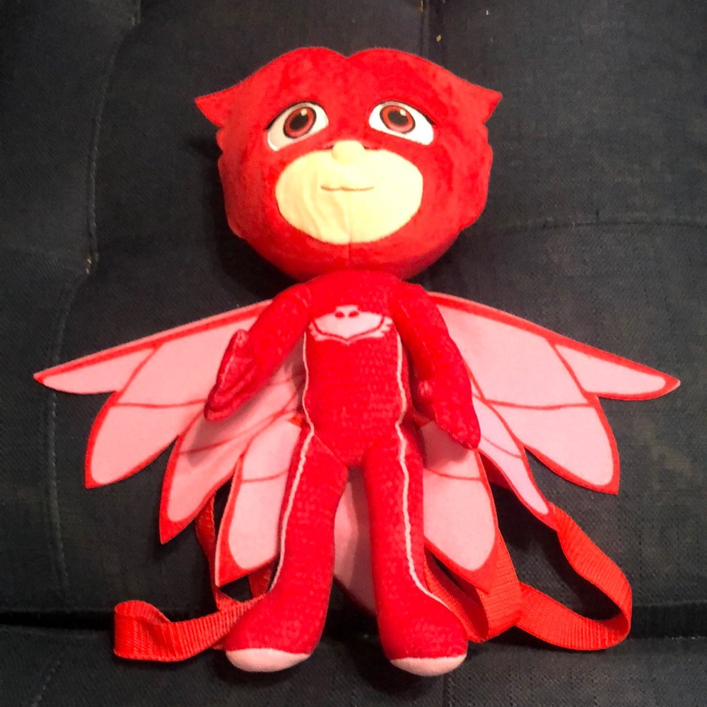 PJ Masks, Owlette 14 in. plush backpack. Never played with! In great condition!
